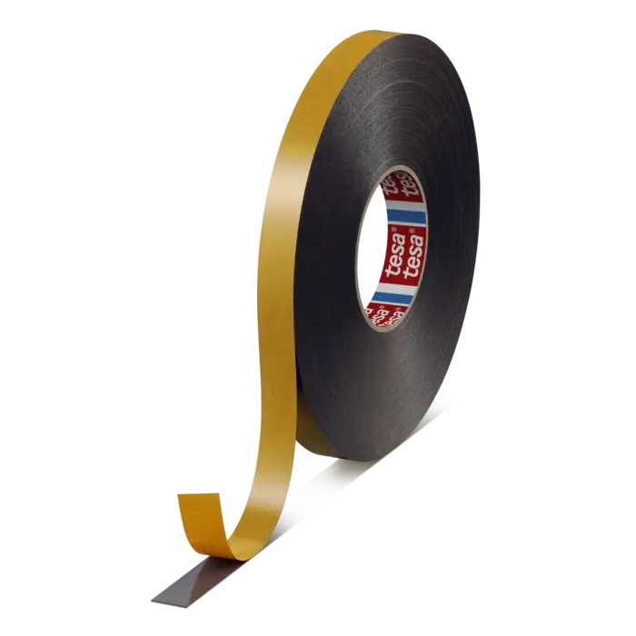 tesafix 62932, 25m x 1360mm, schwarz, Slitter, 500µm