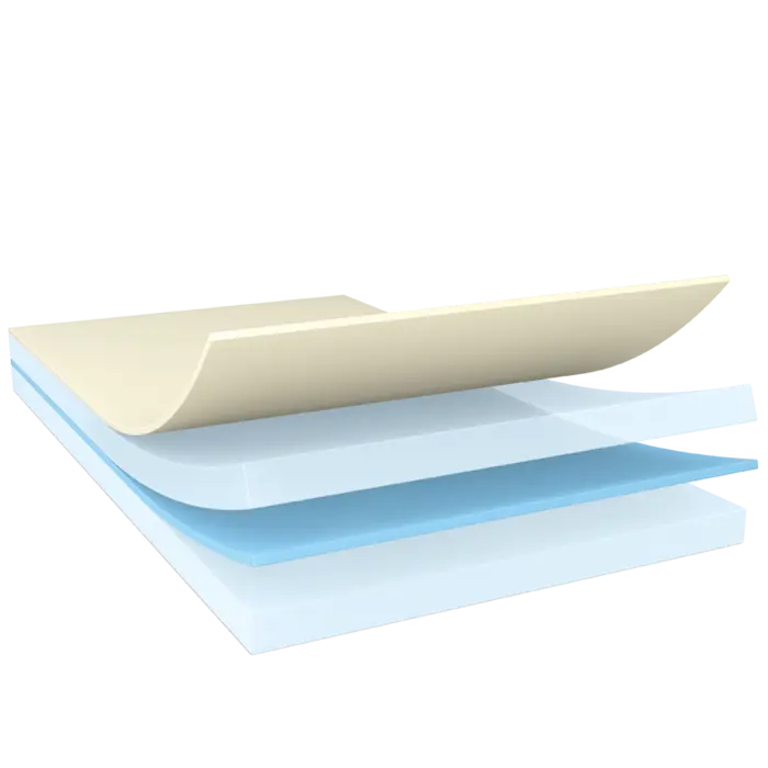 tesafix 4972, 100m x 1240mm, transparent, Slitter, 48µm