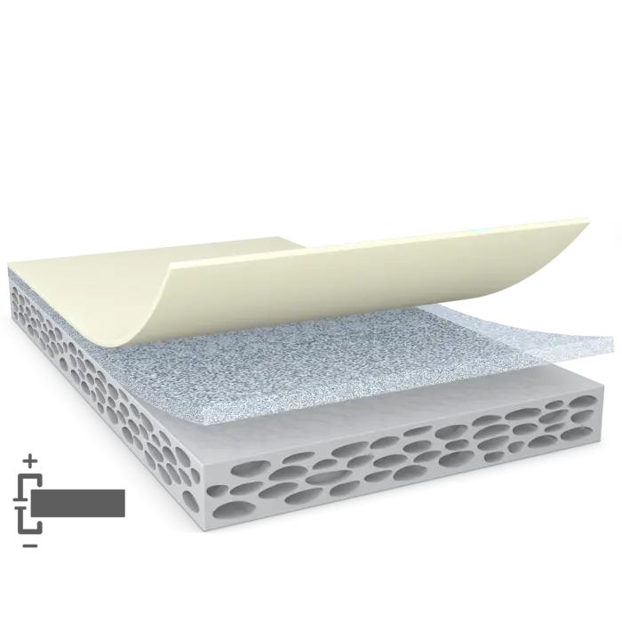 tesafix 62934, 50m x 1360mm, weiss, 800µm